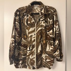 BonWorth Brown and Cream Patterned Jacket